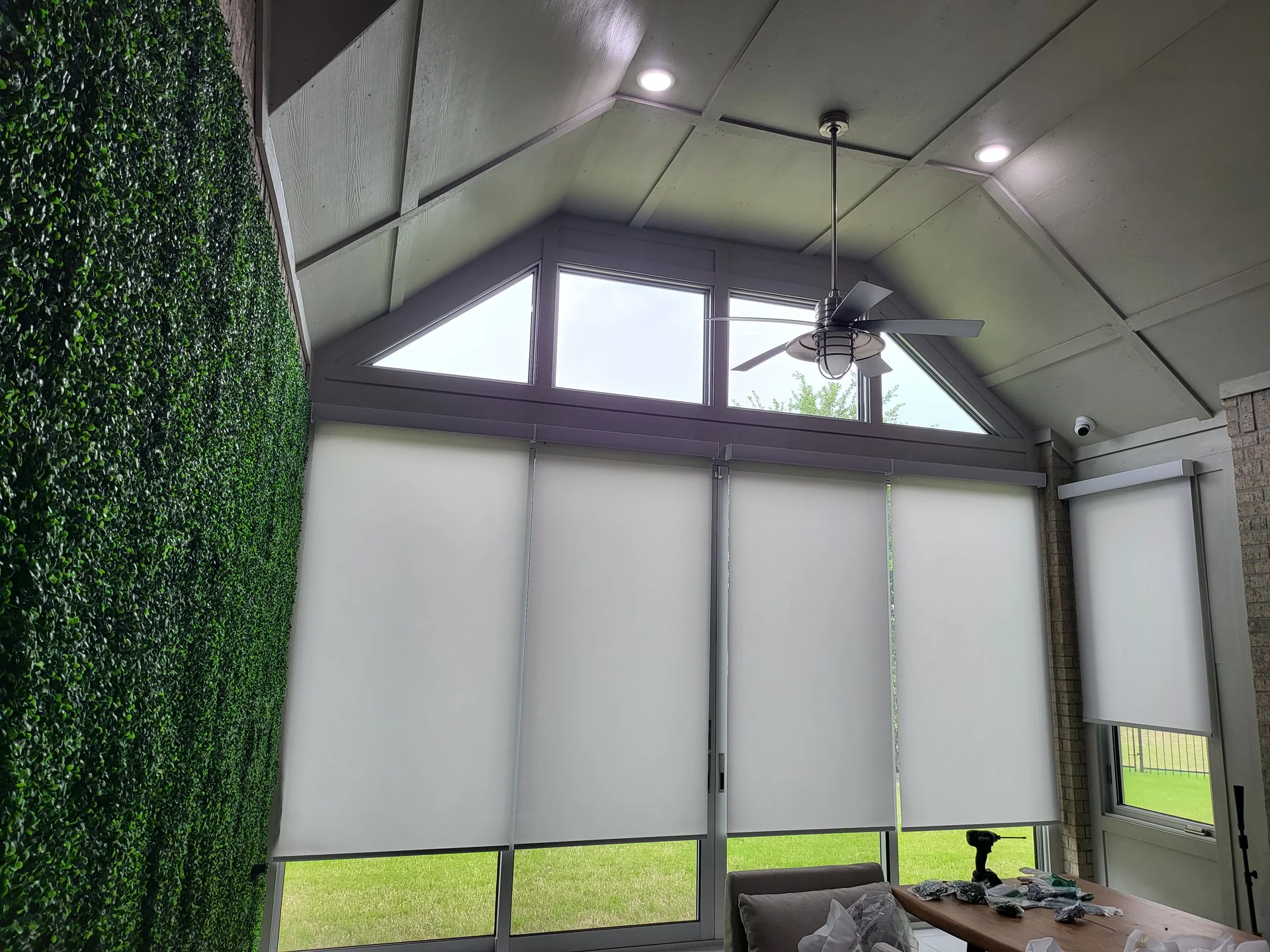 Plantation shutters — The Blinds Tech installation