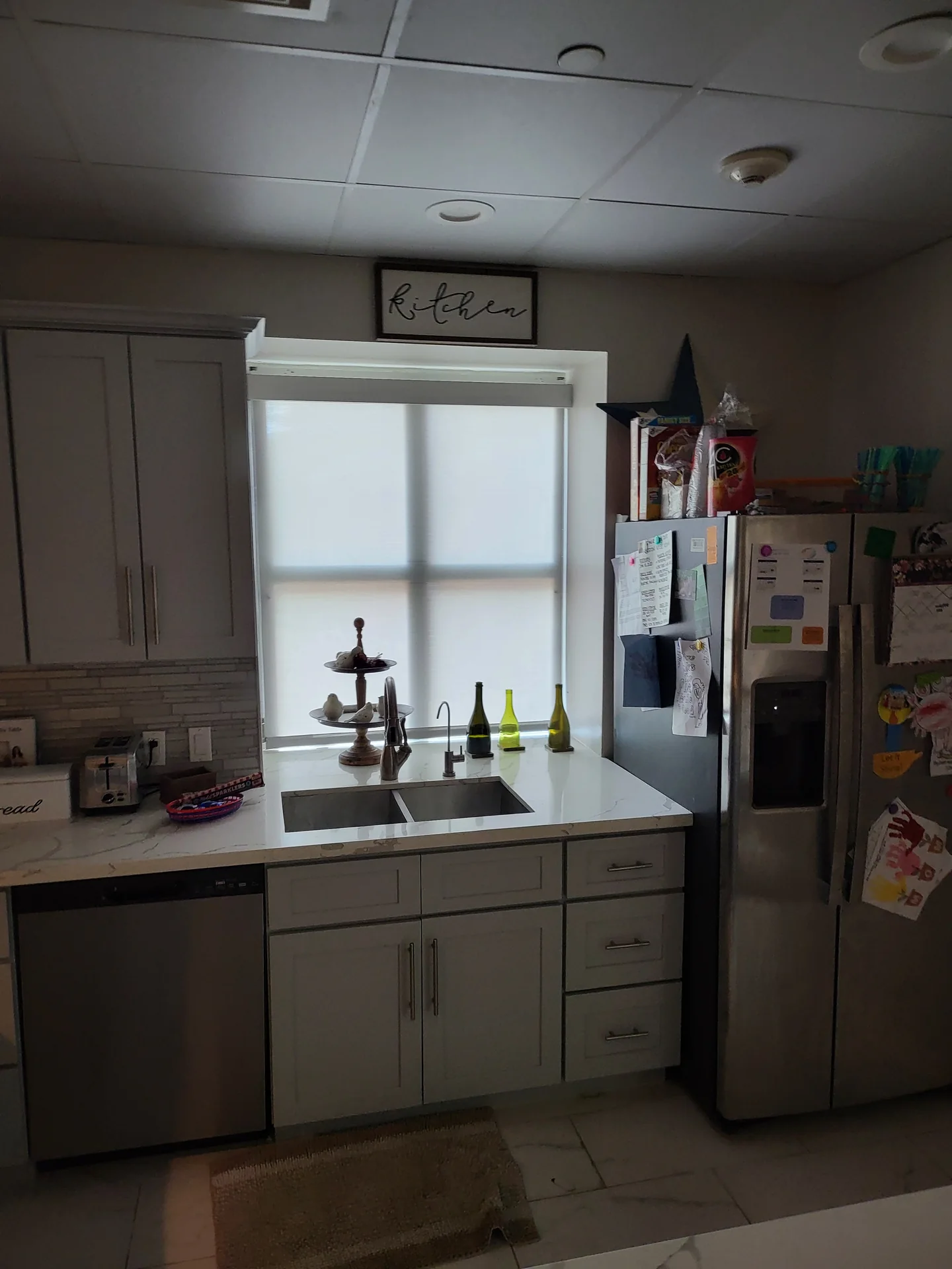 Motorized blinds installation in Houston home