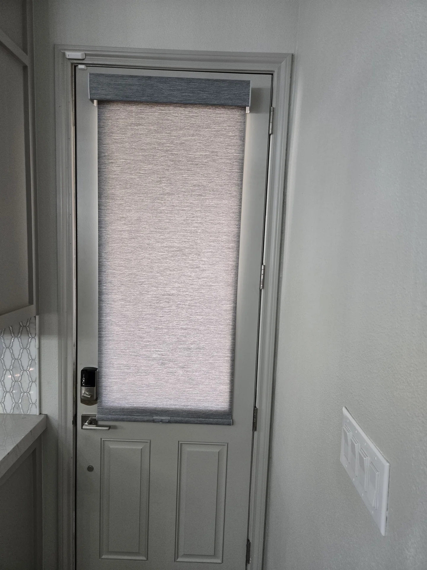 Custom shades fitted to windows — The Blinds Tech